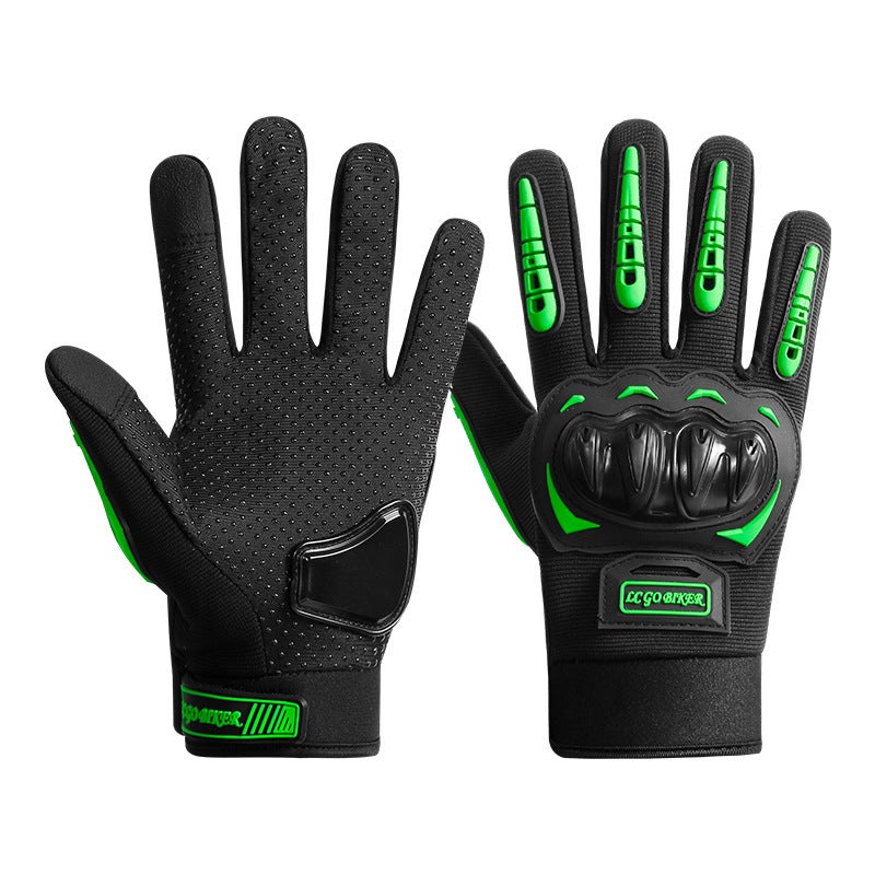 Motorcycle Gloves Outdoor Riding Male Rider Equipment Non-Slip Wear-Resistant Touch Screen Hard Shell Protective Tactical Long Finger - Image 1